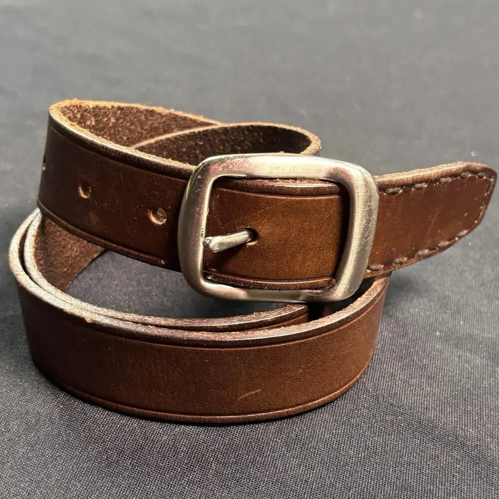 Brown & Silver Classic Men’s Belt